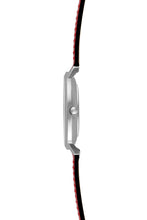 Load image into Gallery viewer, Major Silver Tone Red Strap Watch, 35mm