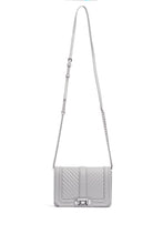 Load image into Gallery viewer, Chevron Quilted Small Love Crossbody
