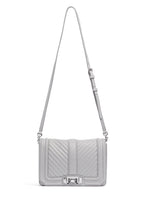 Load image into Gallery viewer, Chevron Quilted Small Love Crossbody