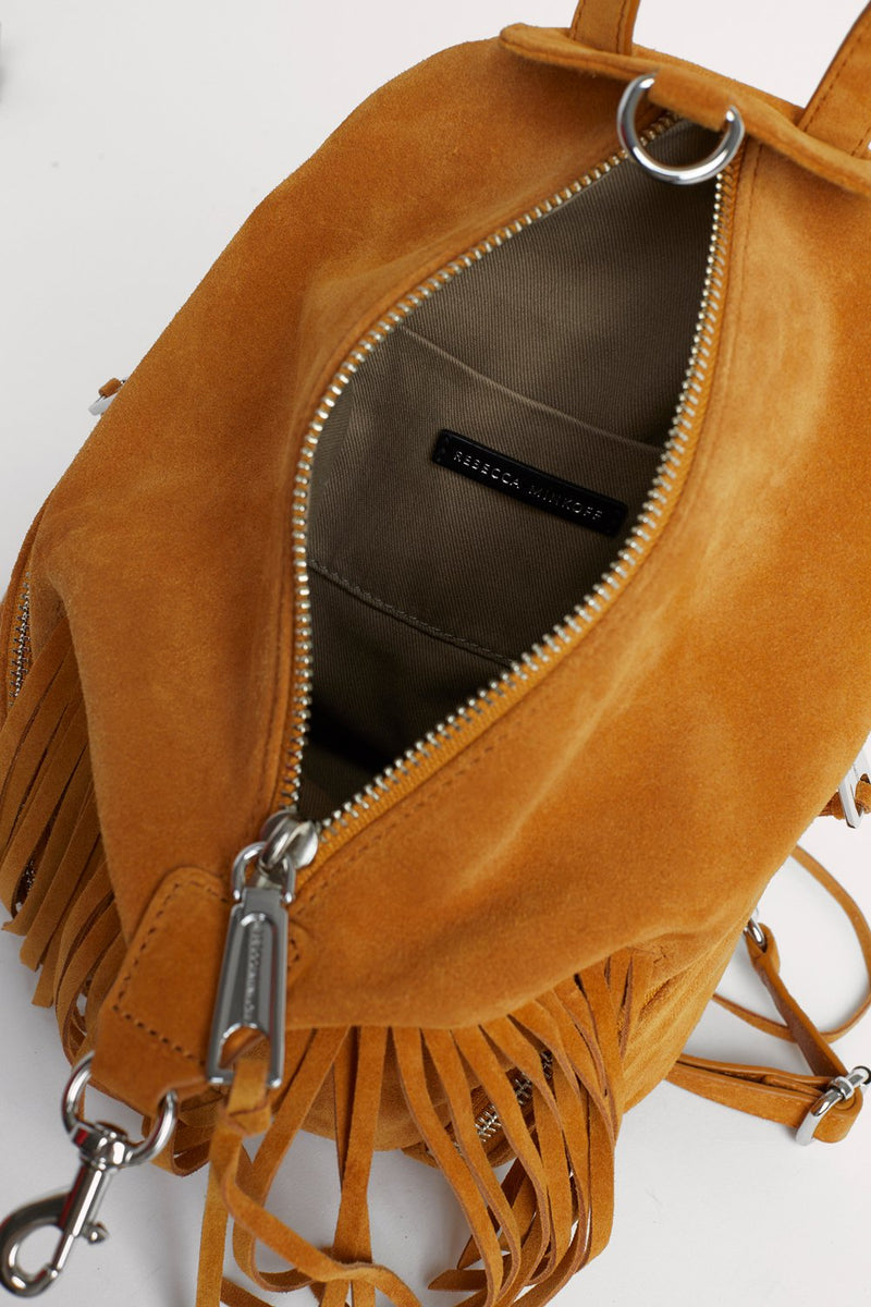 Convertible Mini Julian Backpack With Fringe – rebeccaminkoff8.com
