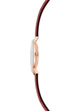 Load image into Gallery viewer, Major Rose Gold Tone Red Strap Watch, 35mm