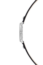 Load image into Gallery viewer, Major Silver Tone Pyramid Studded Leather Watch, 35MM
