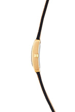 Load image into Gallery viewer, Moment Gold Tone Almond Leather Strap Watch, 19MMx30MM
