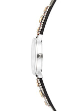 Load image into Gallery viewer, BFFL Silver Tone Beaded Strap Watch, 36MM
