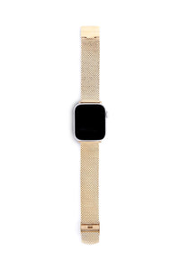 Apple Watch® Strap Pressed Mesh Gold