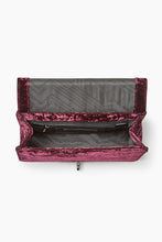 Load image into Gallery viewer, Velvet Chevron Quilted Love Crossbody
