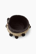 Load image into Gallery viewer, Straw Pom Pom Bucket
