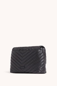 Edie Nylon Jumbo Flap Shoulder Bag
