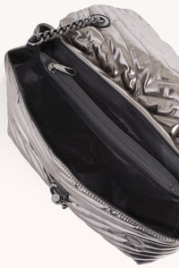 Edie Nylon Jumbo Flap Shoulder Bag