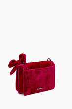 Load image into Gallery viewer, Velvet Chevron Quilted Small Love Crossbody
