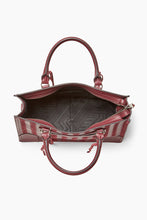 Load image into Gallery viewer, Stripe Regan Satchel Tote
