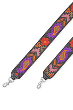 Load image into Gallery viewer, Pattern Embroidered Guitar Strap
