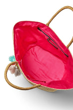 Load image into Gallery viewer, Straw Tote-Beach Hair Don&#39;t Care
