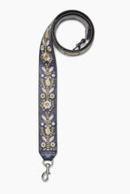 Load image into Gallery viewer, Metallic Embroidery Floral Guitar Strap
